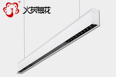 火樹銀花照明極簡設(shè)計無限延長拼接鋁合金聚光led辦公吊線燈 ds38
