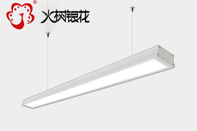 火樹(shù)銀花照明簡(jiǎn)約吸頂明裝吊裝led辦公吊線(xiàn)燈 80x1200 80x2400