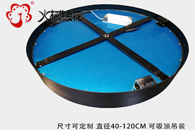 火樹銀花照明大型裝飾圓形平板燈吸頂明裝直發(fā)光led圓形面板燈 Φ600-1200