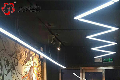 火樹銀花照明DIY創(chuàng)意鋁合金異性led辦公吊線燈 